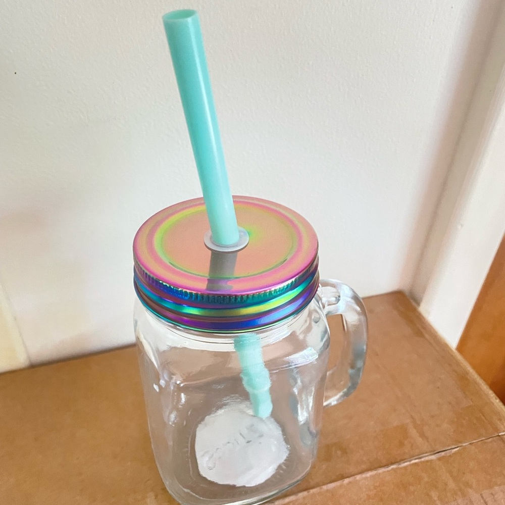 Mason jar glass